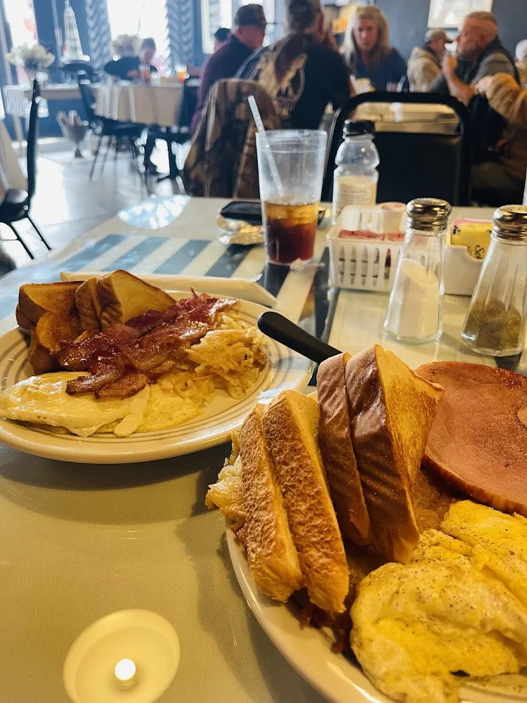 Ham Steak and 2 Eggs