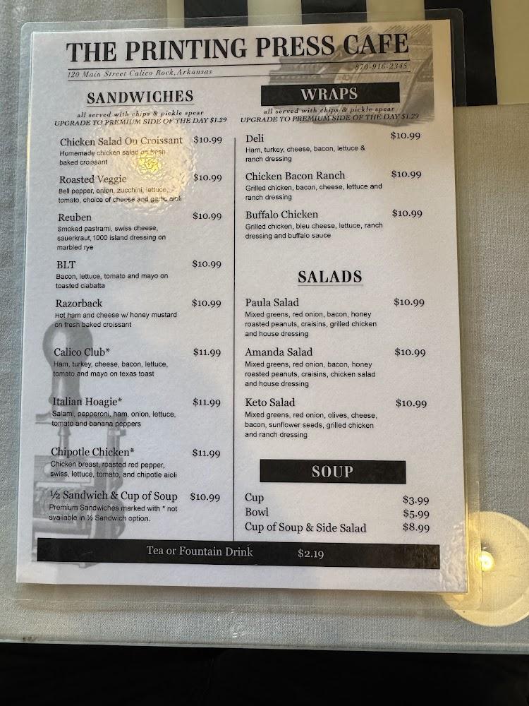 Printing Press Cafe Roasted Veggie